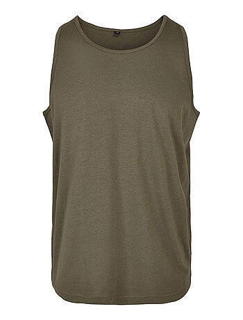 Build Your Brand - Camiseta Sin Mangas Lisos para Hombre