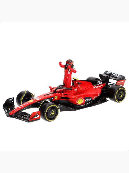 Burago coche 1:24 ferrari racing sf-23 sainz f1 2023 - Kiabi