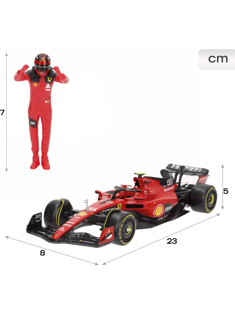 Burago coche 1:24 ferrari racing sf-23 sainz f1 2023 N/D - Kiabi