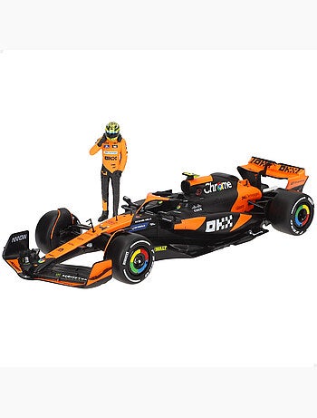 Burago coche 1:24 mclaren mcl38 lando norris f1 2024