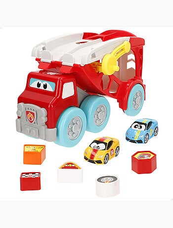 Burago junior camión interactivo con coches lamborghini y accesorios