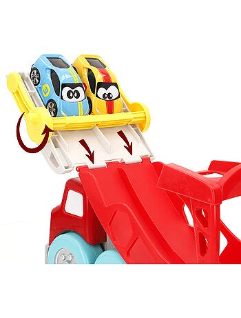 Burago junior camión interactivo con coches lamborghini y accesorios