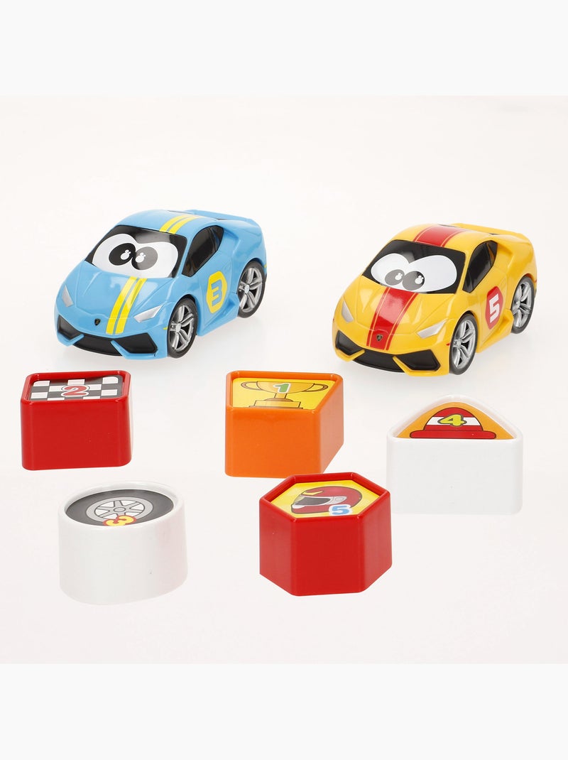 Burago junior camión interactivo con coches lamborghini y accesorios N/D - Kiabi