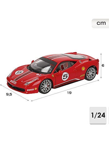 Burago maqueta coche ferrari 458 challenge nº5 1:24