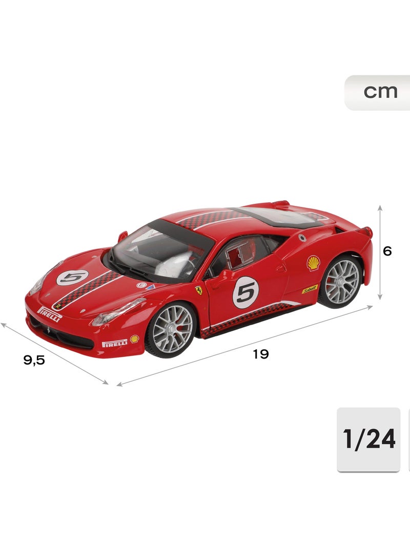 Burago maqueta coche ferrari 458 challenge nº5 1:24 N/D - Kiabi