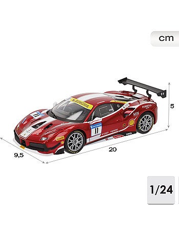Burago maqueta coche ferrari 488 challenge #11 1:24