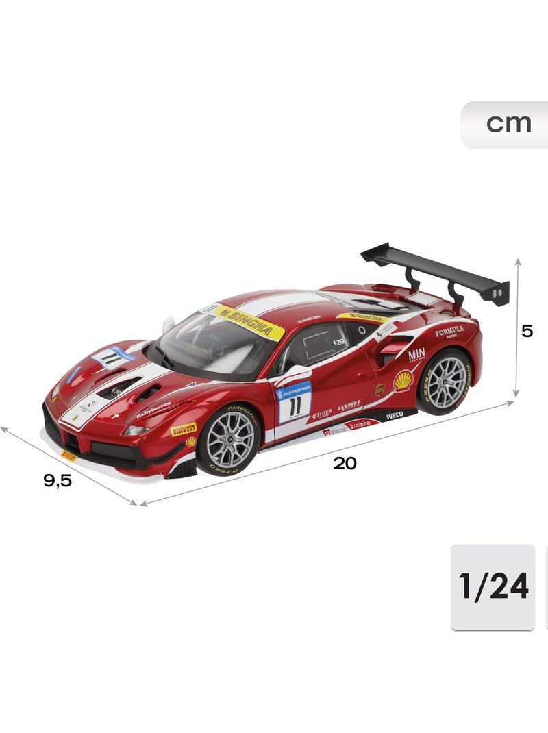 Burago maqueta coche ferrari 488 challenge #11 1:24 N/D - Kiabi