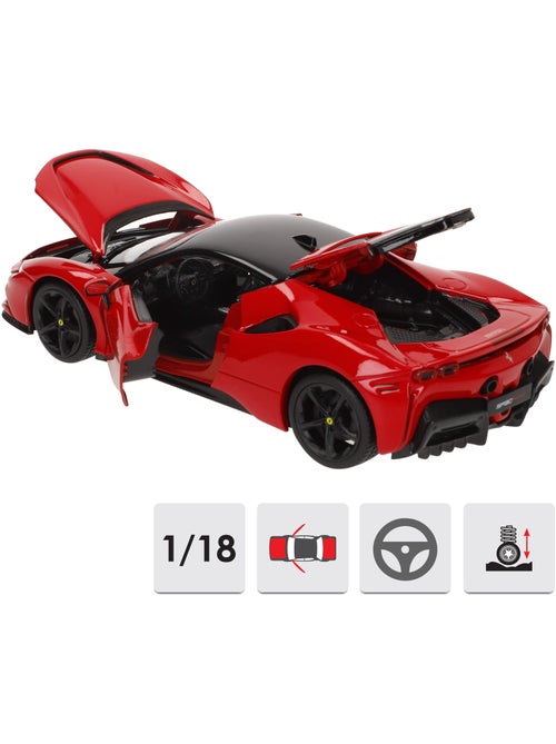 Burago maqueta coche ferrari sf90 stradale 1:18 - Kiabi