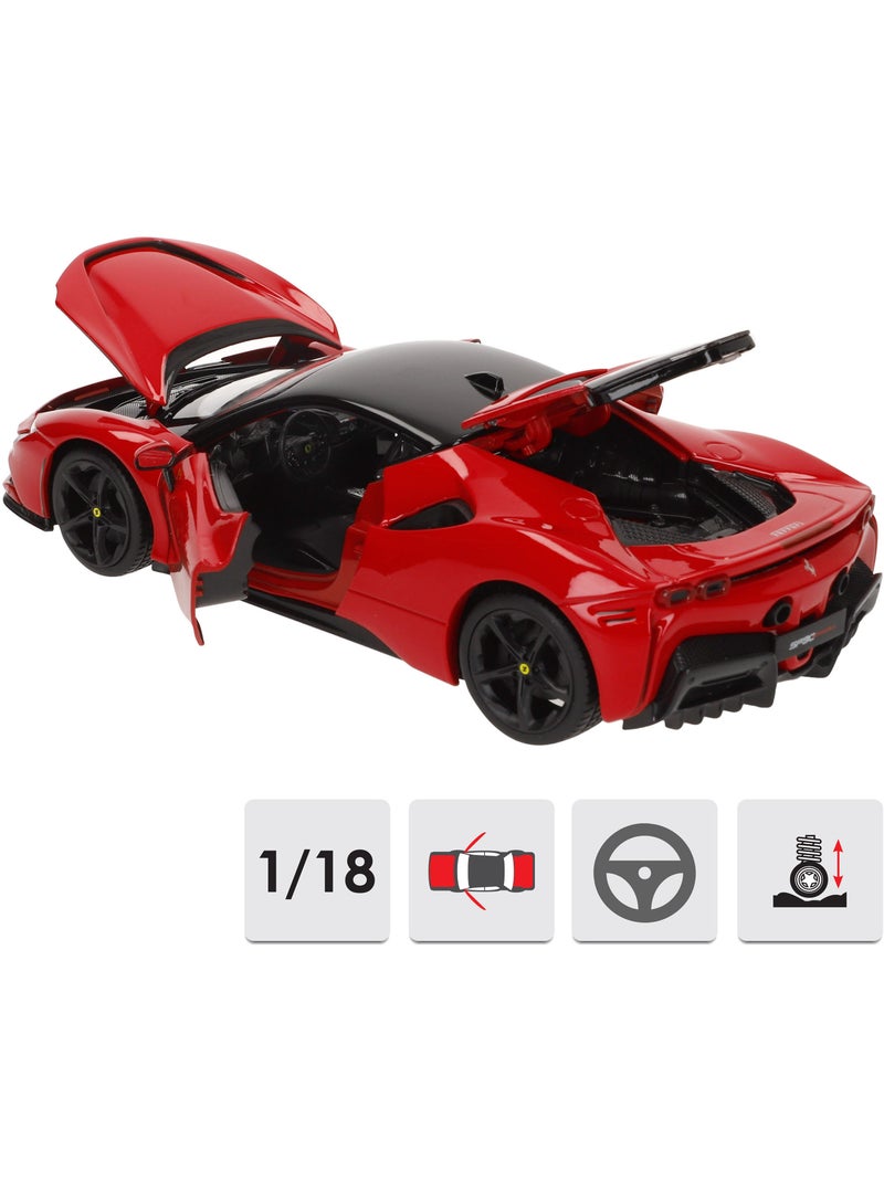 Burago maqueta coche ferrari sf90 stradale 1:18 N/D - Kiabi