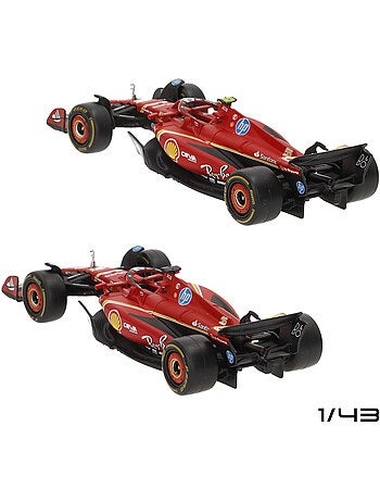 Burago set 2 coches 1:43 ferrari sf-24 sainz y leclerc f1 2024