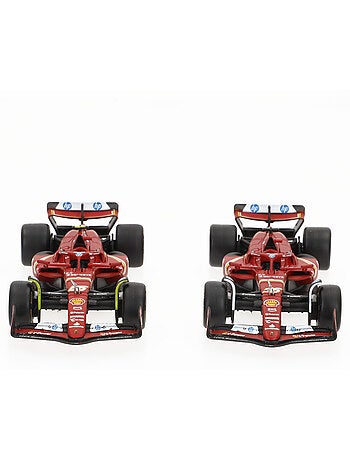 Burago set 2 coches 1:43 ferrari sf-24 sainz y leclerc f1 2024