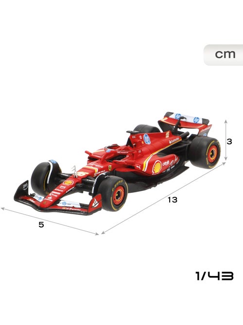 Burago set 2 coches 1:43 ferrari sf-24 sainz y leclerc f1 2024 - Kiabi