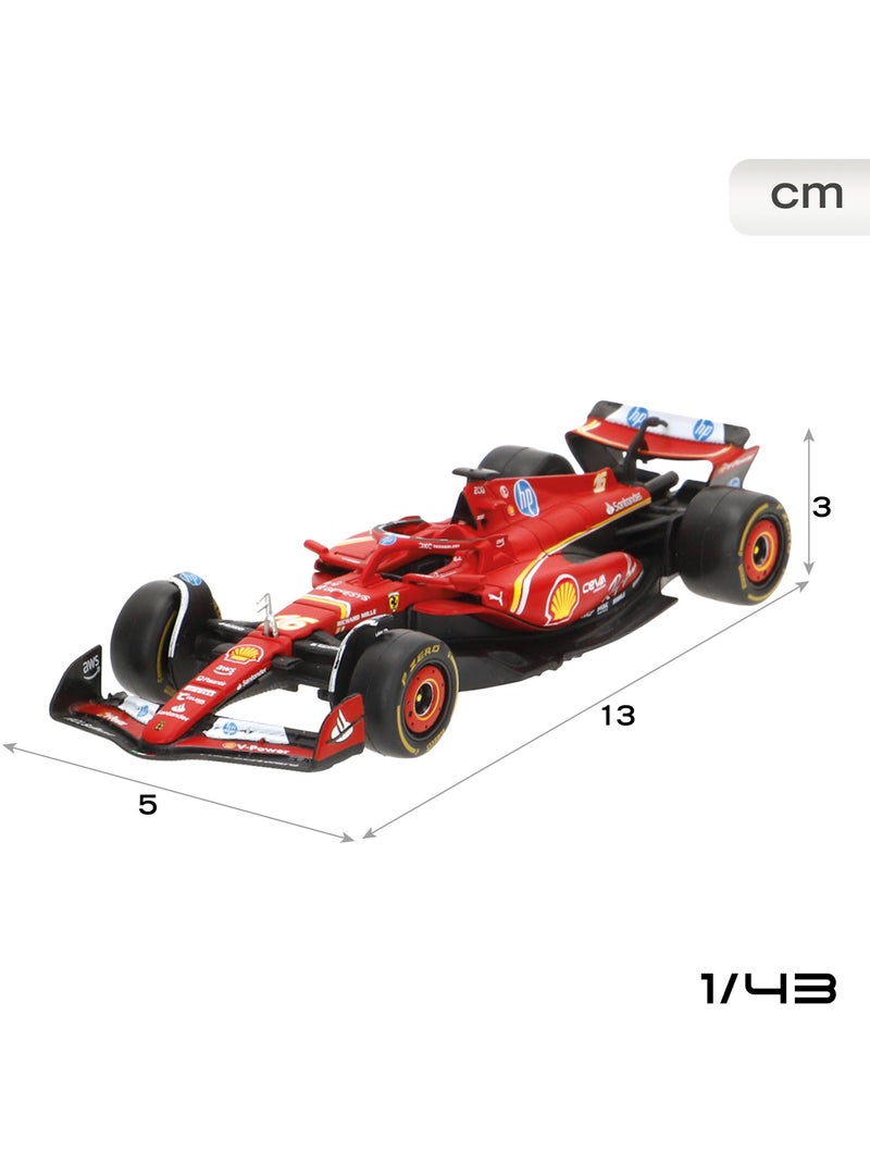 Burago set 2 coches 1:43 ferrari sf-24 sainz y leclerc f1 2024 N/D - Kiabi