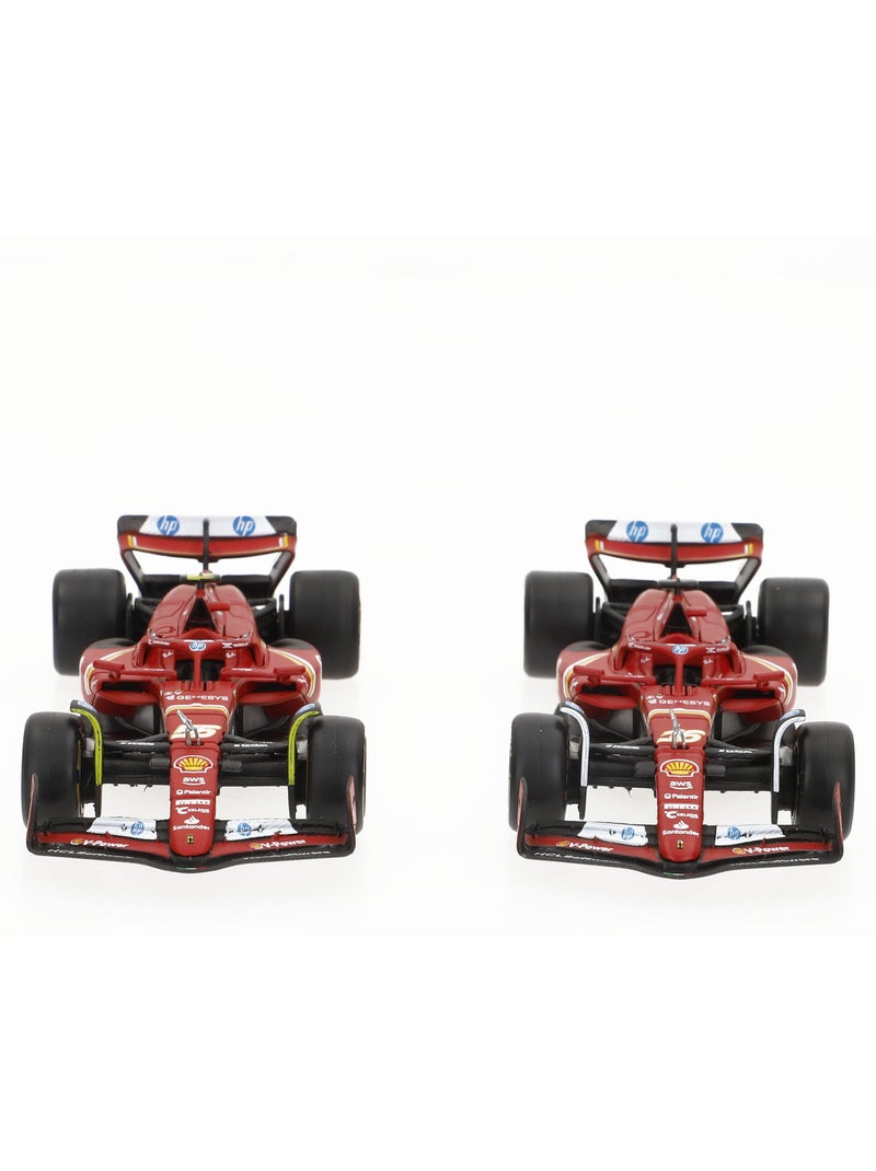 Burago set 2 coches 1:43 ferrari sf-24 sainz y leclerc f1 2024 N/D - Kiabi