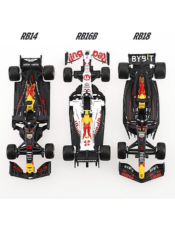 Burago set 7 coches colección 1:43 f1 red bull con expositor