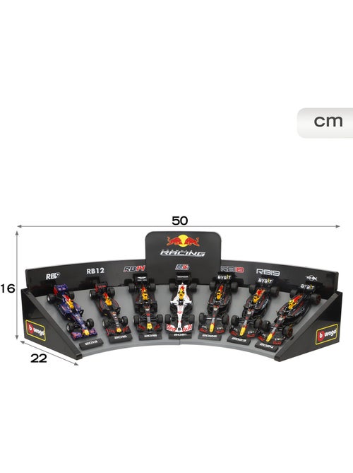 Burago set 7 coches colección 1:43 f1 red bull con expositor - Kiabi