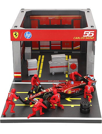 Burago set box ferrari sf23 f1 2023 carlos sainz 1:43