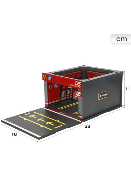 Burago set box ferrari sf23 f1 2023 carlos sainz 1:43 - Kiabi