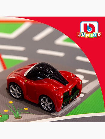Burago set de juego alfombra bebé circuito con coche ferrari laferrari