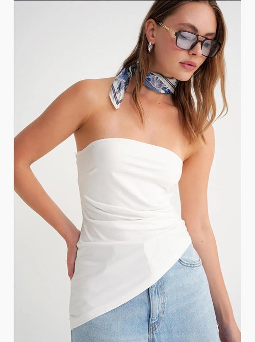 Bustier drapeado mixray - Kiabi