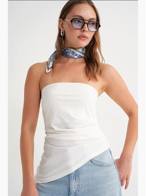 Bustier drapeado mixray - Kiabi