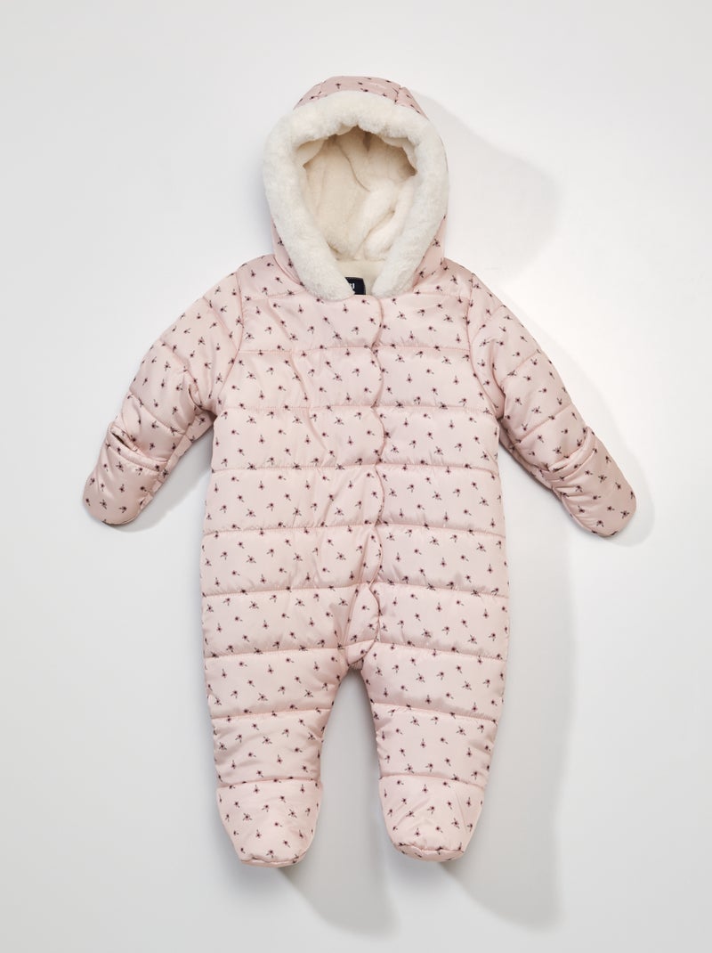 Buzo con capucha con estampado ROSA - Kiabi