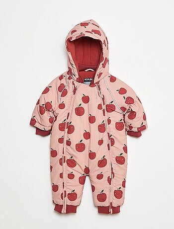 Buzo con estampado y forro polar