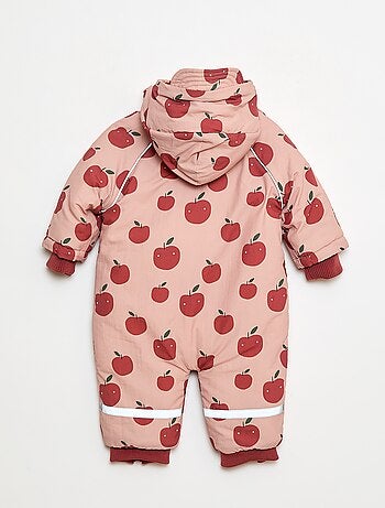 Buzo con estampado y forro polar