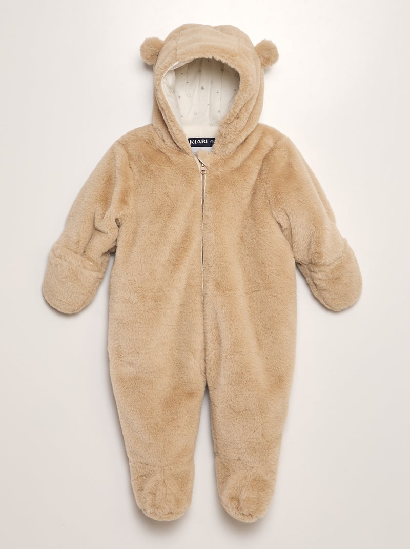 Buzo de punto de felpa BEIGE - Kiabi