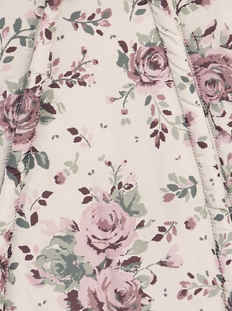 Buzo para bebé con estampado de flores 'Name it' BEIGE - Kiabi