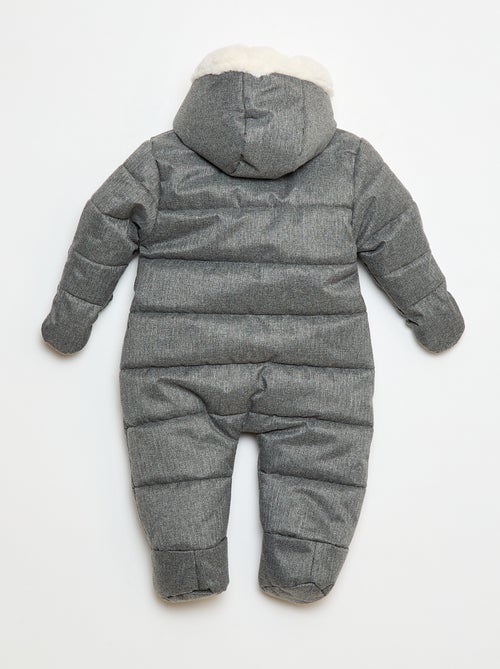 Buzo polar completo con forro efecto borreguito - Kiabi