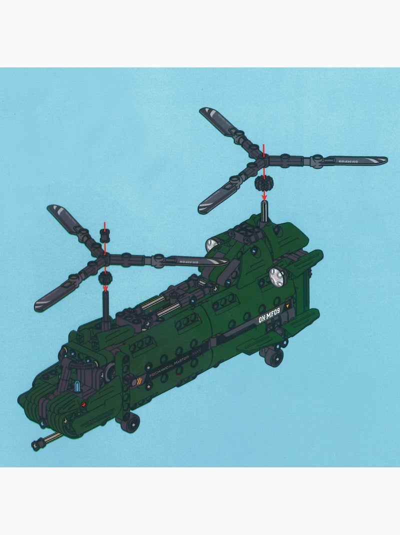 Bym helicóptero de juguete 2 en 1 desmontable 393 piezas N/D - Kiabi