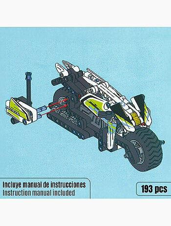 Bym moto desmontable policía 193 piezas