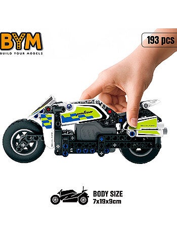 Bym moto desmontable policía 193 piezas