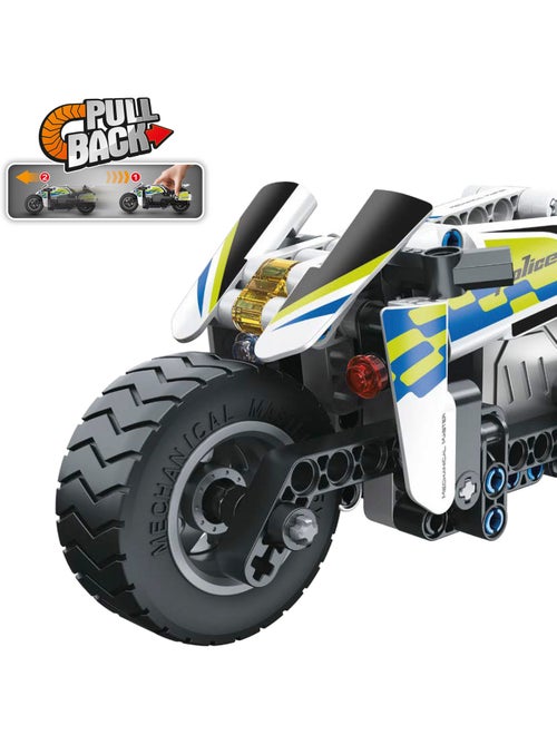 Bym moto desmontable policía 193 piezas - Kiabi