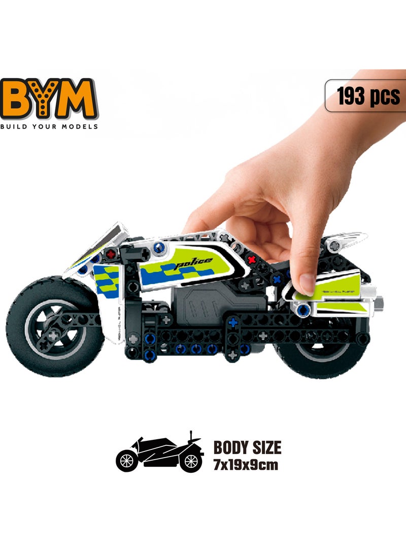 Bym moto desmontable policía 193 piezas N/D - Kiabi