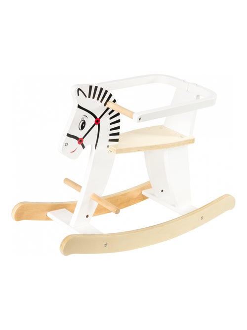 Caballo balancín evolutivo de madera con aro Mamabrum - Kiabi
