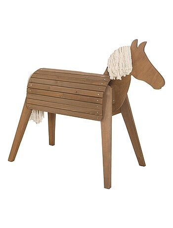Caballo de jardín para niños - madera maciza resistente 'Roba outdoor+'
