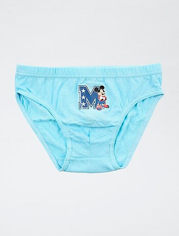 Caja de 3 slips 'Disney' 'Mickey' de algodón