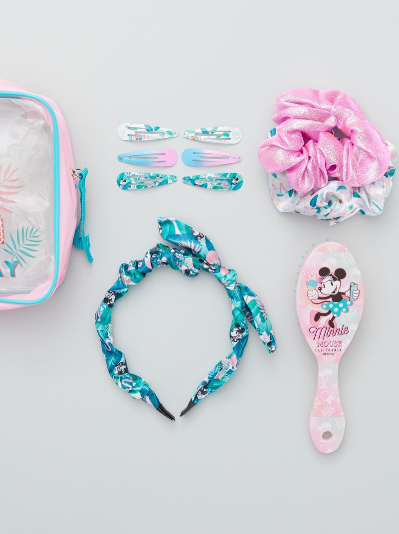 Caja de accesorios para el pelo 'Minnie' rosa - Kiabi