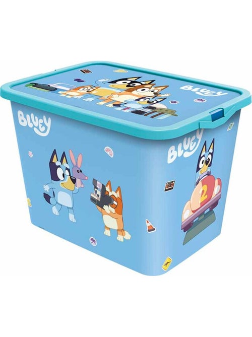 Caja de almacenaje 23 l bluey con tapa para juguetes y accesorios - Kiabi