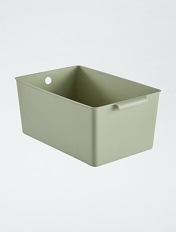 Caja de almacenaje con asa
