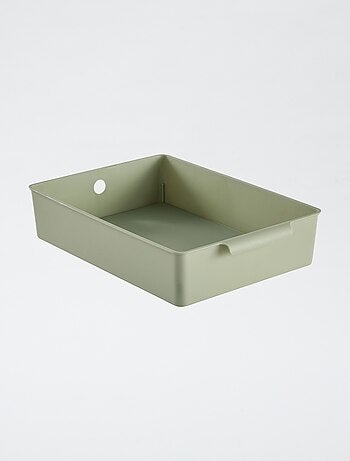 Caja de almacenaje con asa