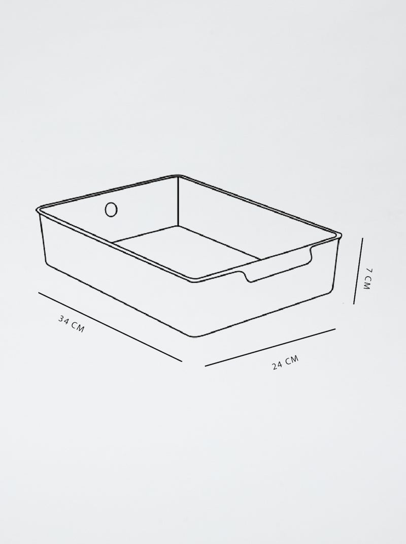Caja de almacenaje con asa VERDE - Kiabi