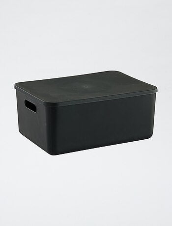 Caja de almacenaje con tapa
