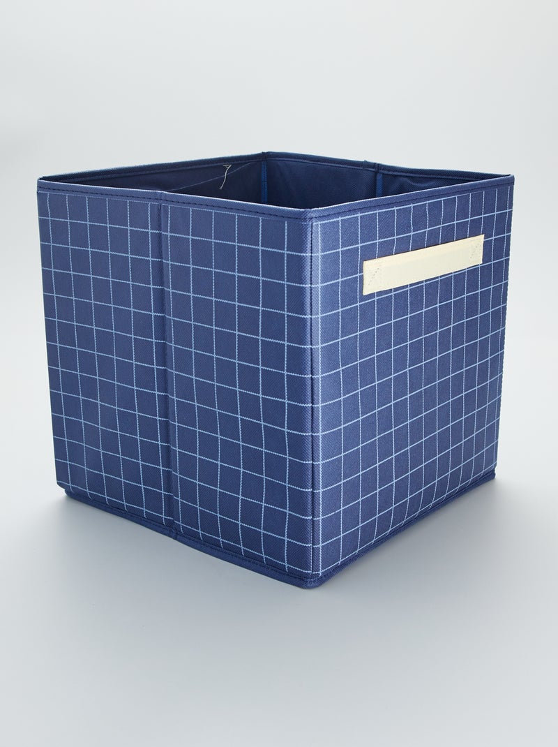 Caja de almacenaje de tela AZUL - Kiabi
