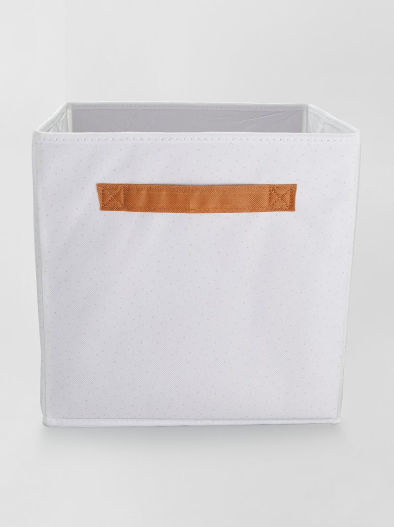 Caja de almacenaje de tela BLANCO - Kiabi