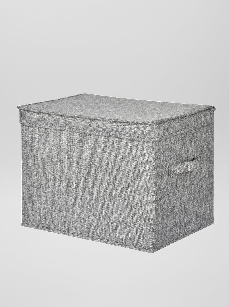 Caja de almacenaje de tela GRIS - Kiabi
