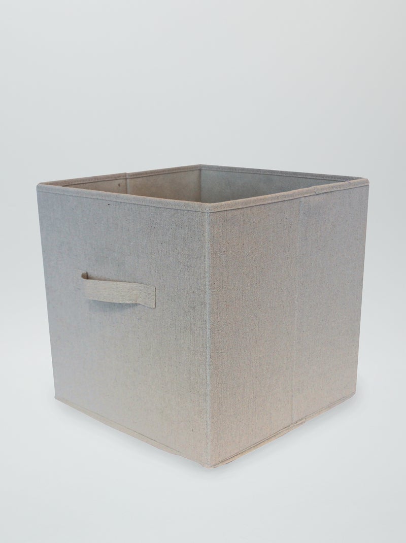 Caja de almacenaje gris - Kiabi