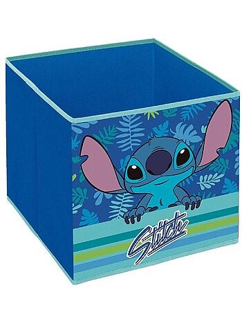 Caja de almacenaje plegable 31x31x31 cm stitch disney